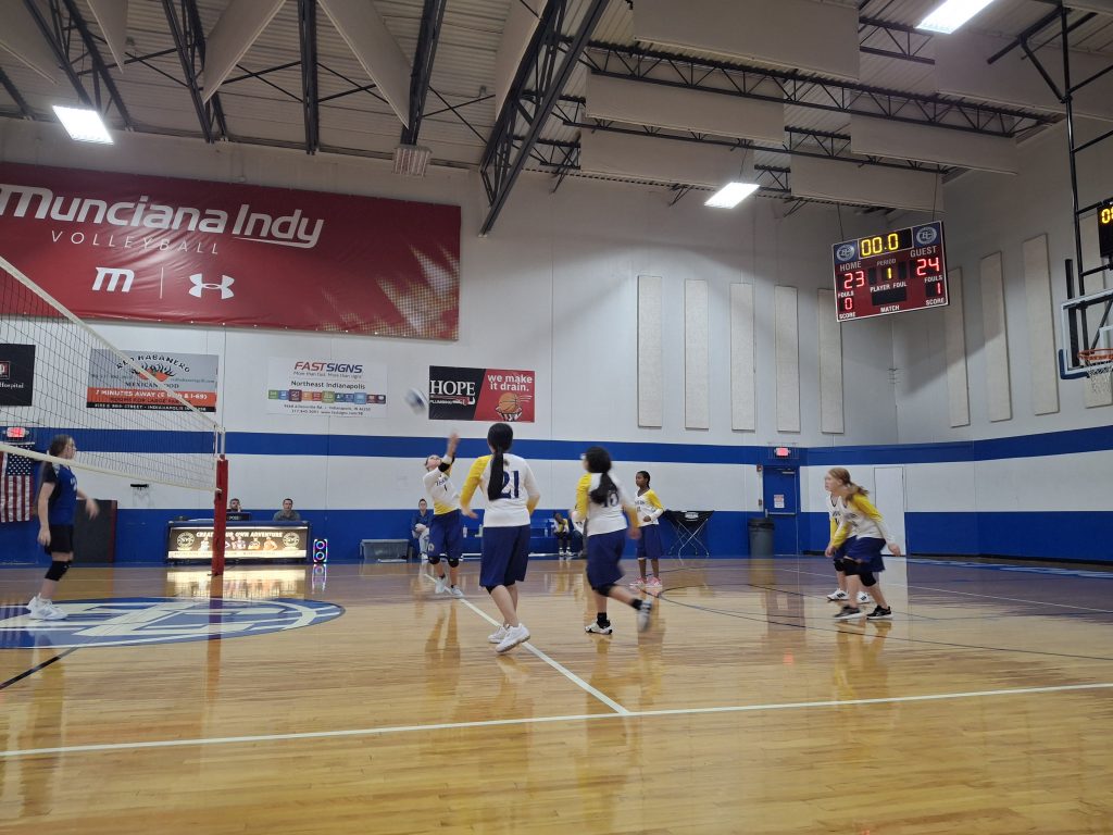 Junior high students at Fishers Christian Academy