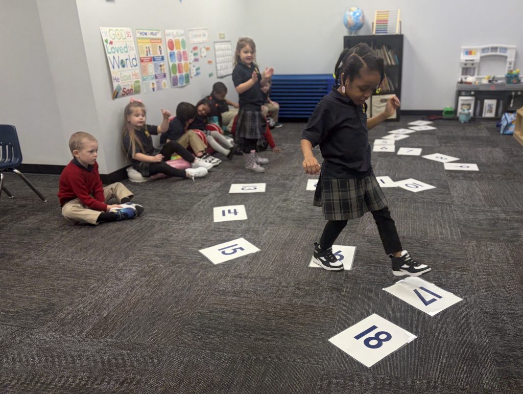 Classroom instruction at Fishers Christian Academy