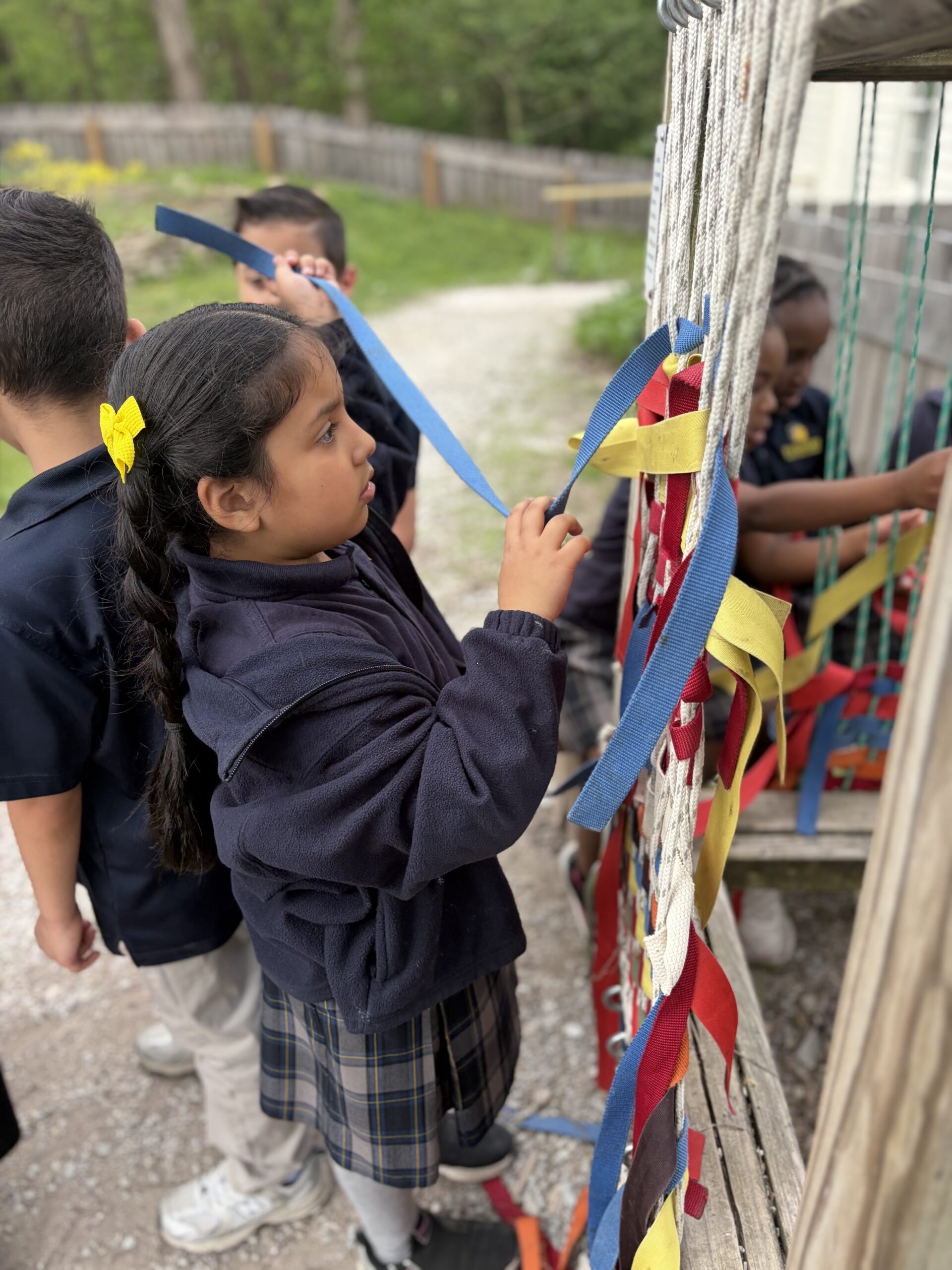 Students learning through hands-on discovery